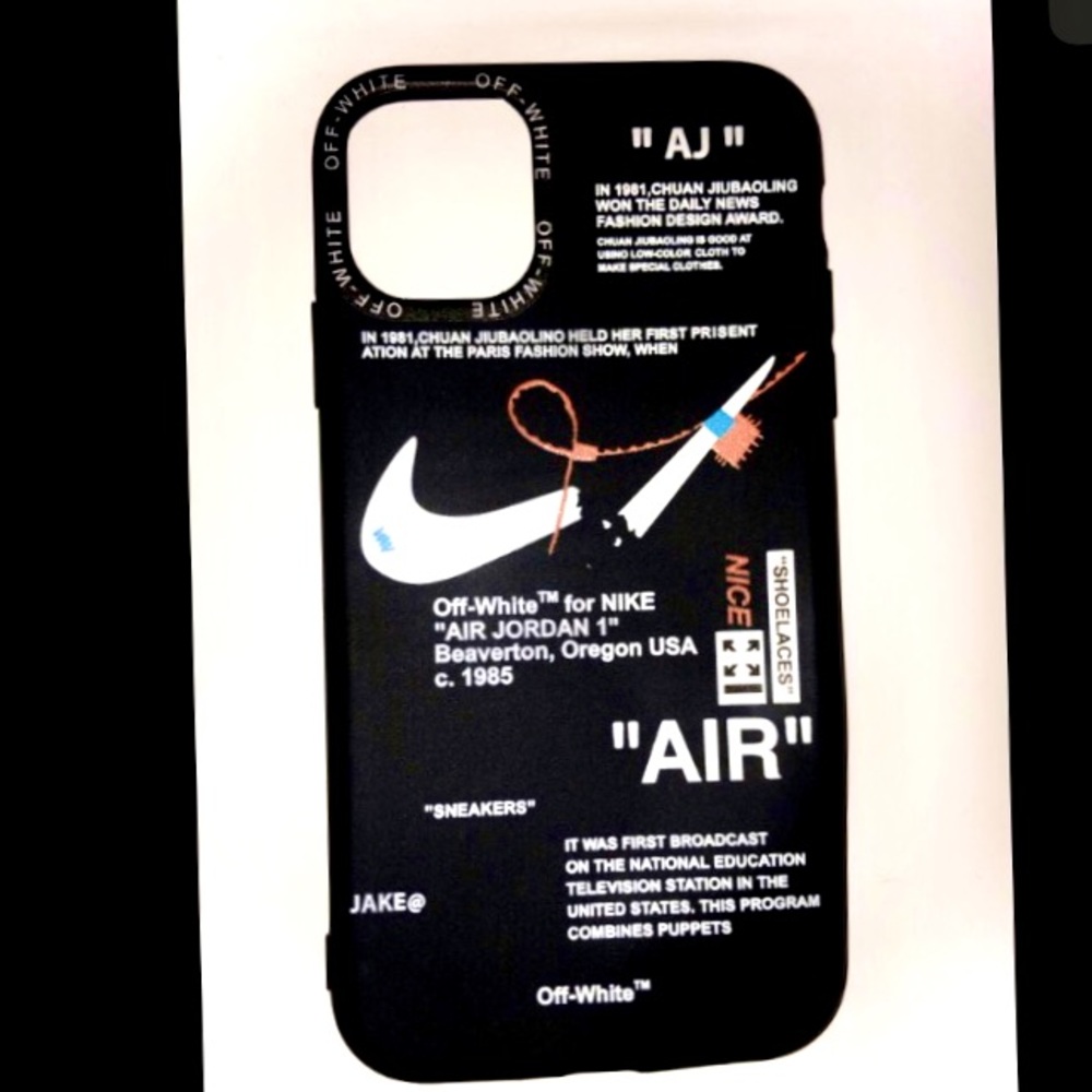 OFF-White black iPhone 11 case